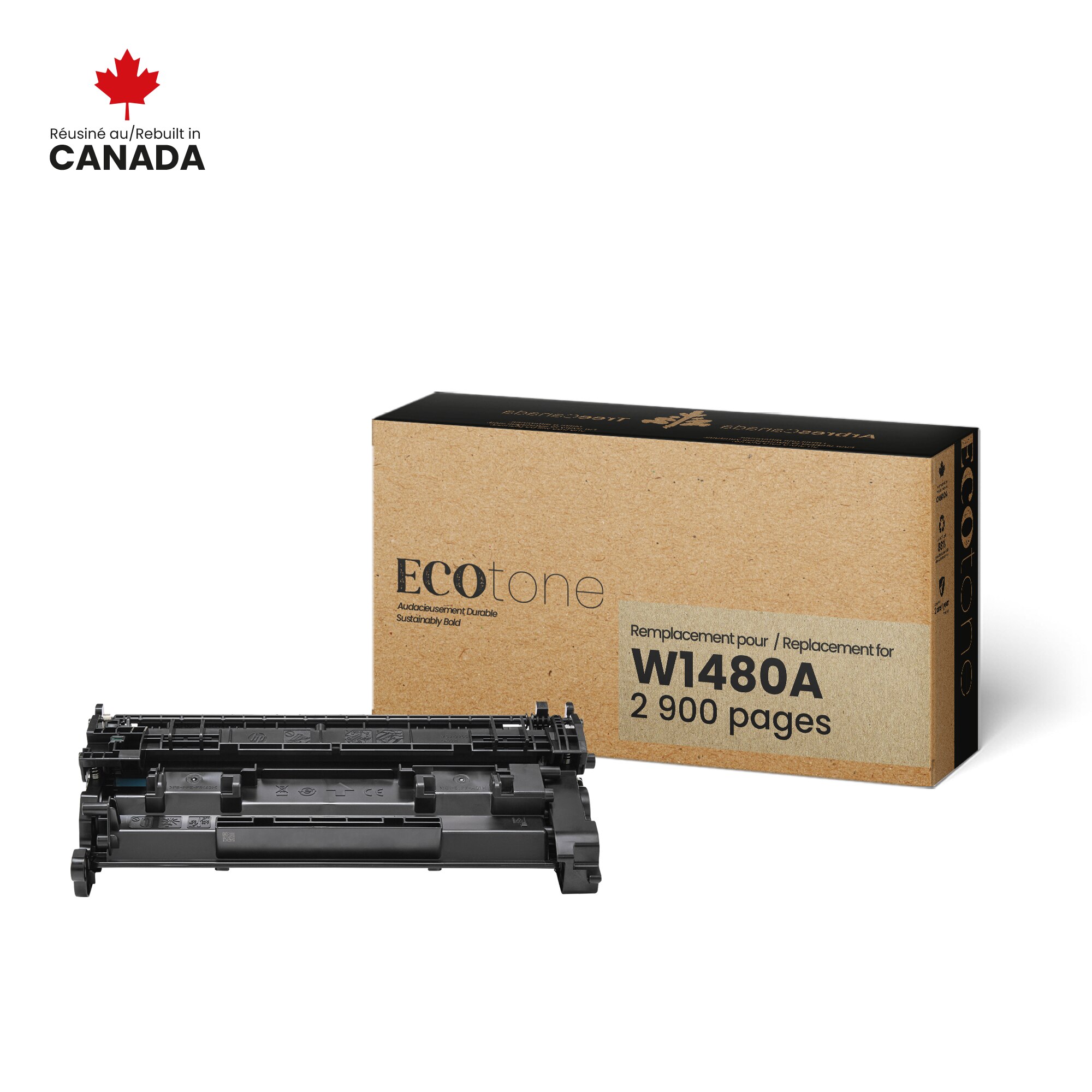 HP W1480A Reman Ecotone Black 2.9K (without toner level)